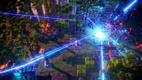 Nex Machina, a frenzied arcade shooter filled with neon-drenched action!